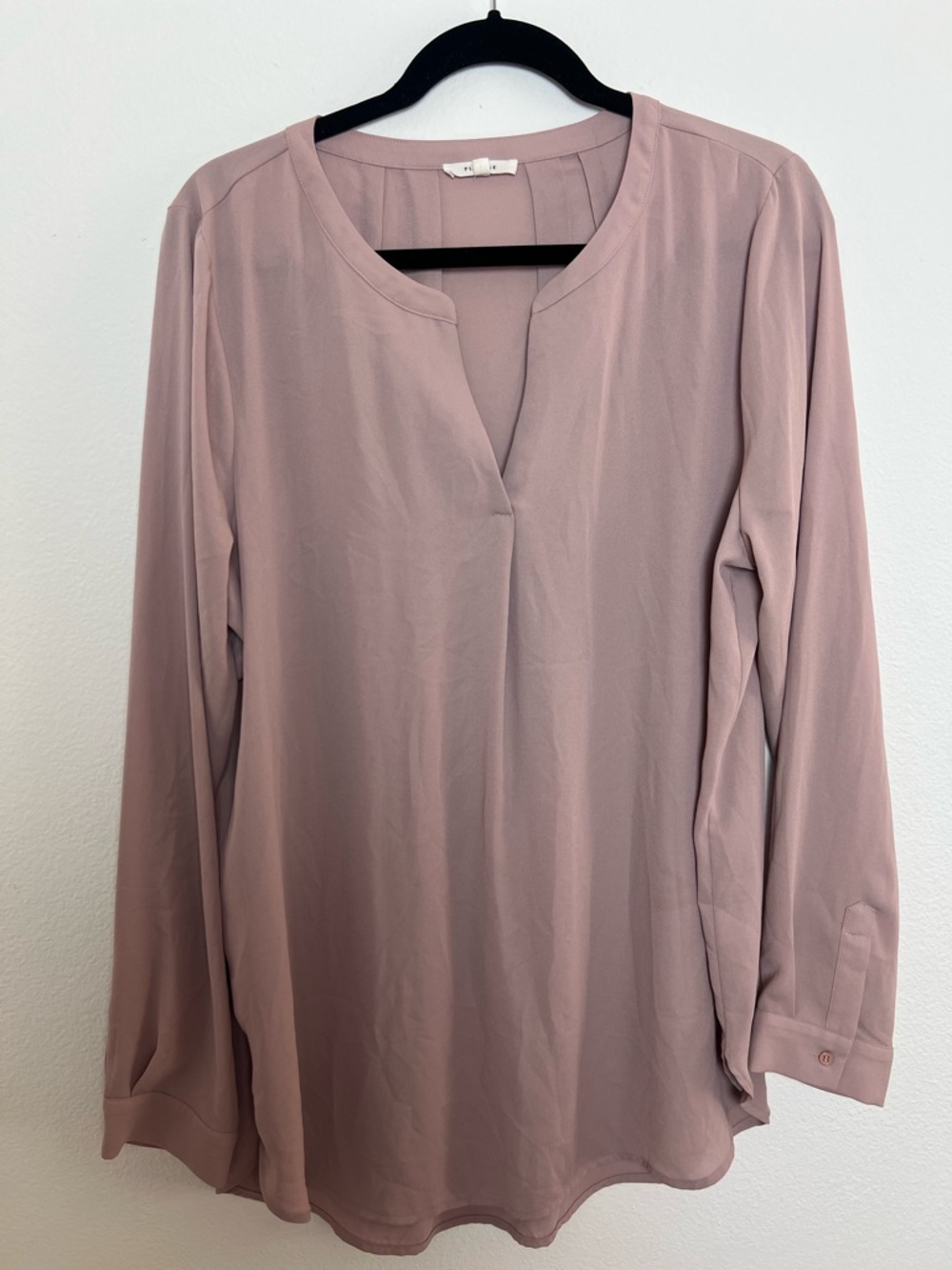 Pleione taupe pink tunic size XL
